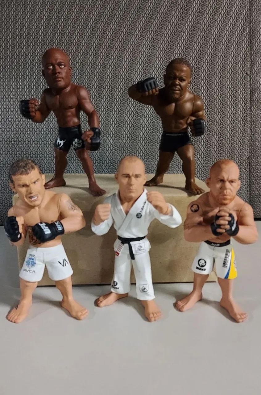 COLEÇÃO UFC ROUND 5 MMA (23 Lutadores) - Foto 2