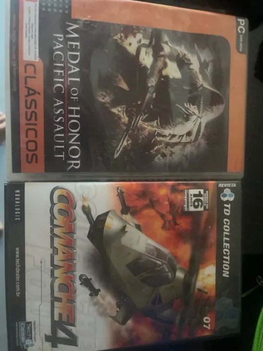 Jogos de pc novos só foi tirado do plástico nunca usado 