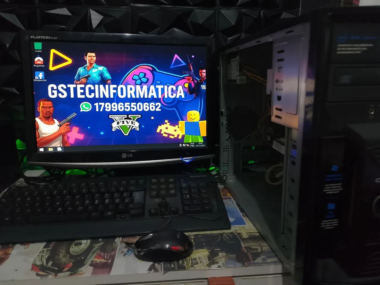 Pc completo já com Roblox entregamos consultar  - Foto 2