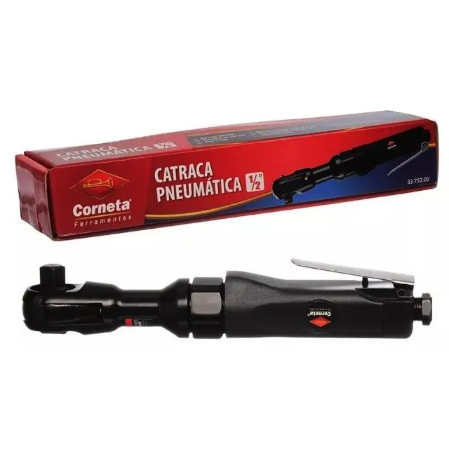 Chave Catraca 6,8Kgfm 1/2 Pol Pneumática Corneta - Foto 3