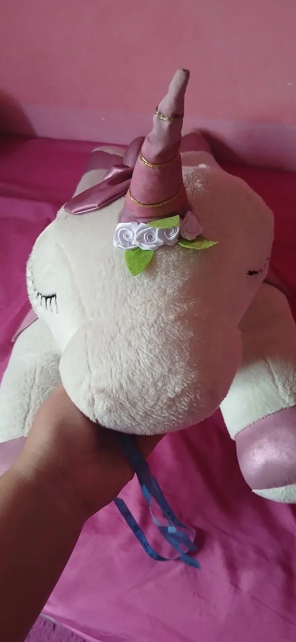Unicórnio de pelúcia  - Foto 2