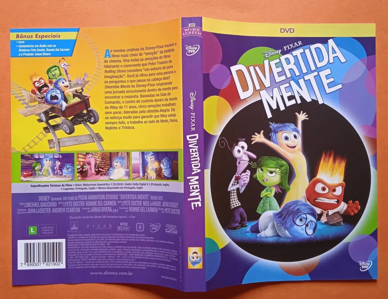 DVD Divertida Mente - Disney Pixar - Foto 3