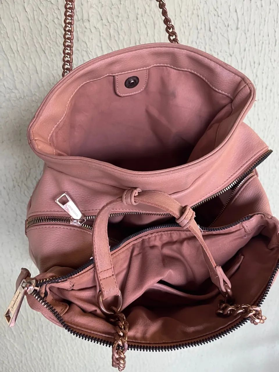 Bolsa Constance bege  - Foto 3