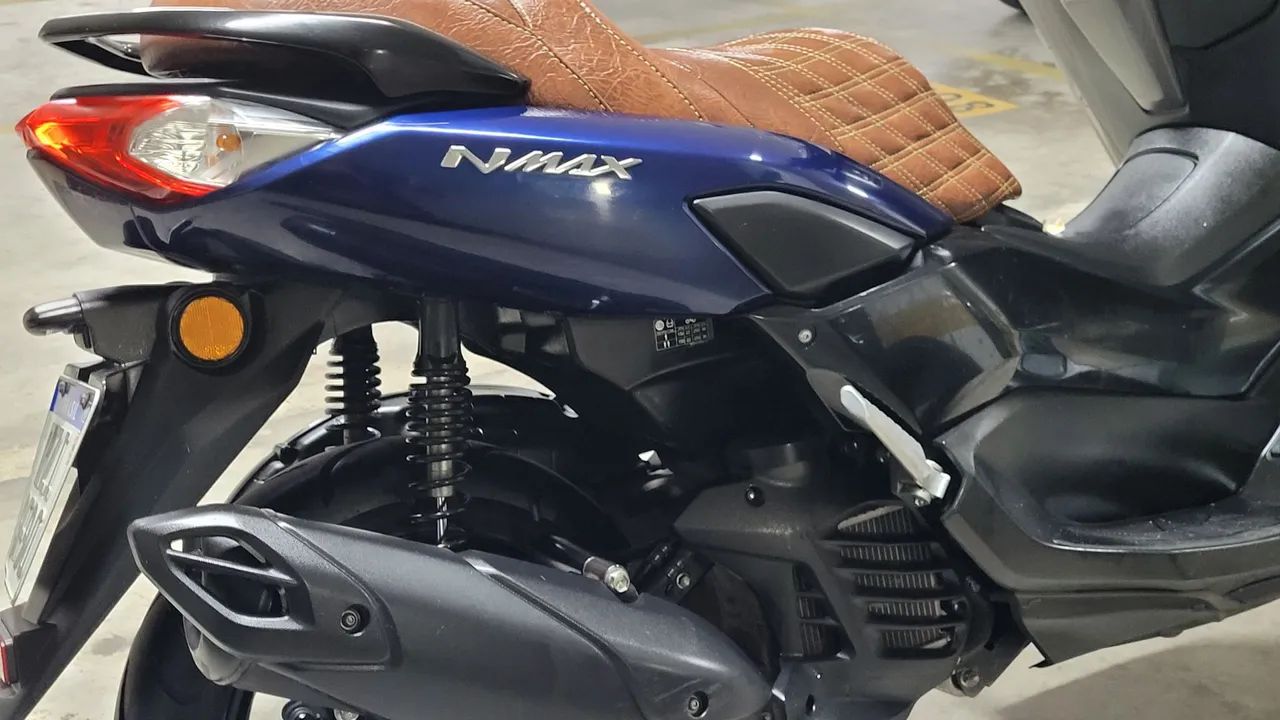 NMAX AZUL BANCO COURO GV SEMINOVA 3750 KM ÚNICA NO MERCADO  - Foto 11