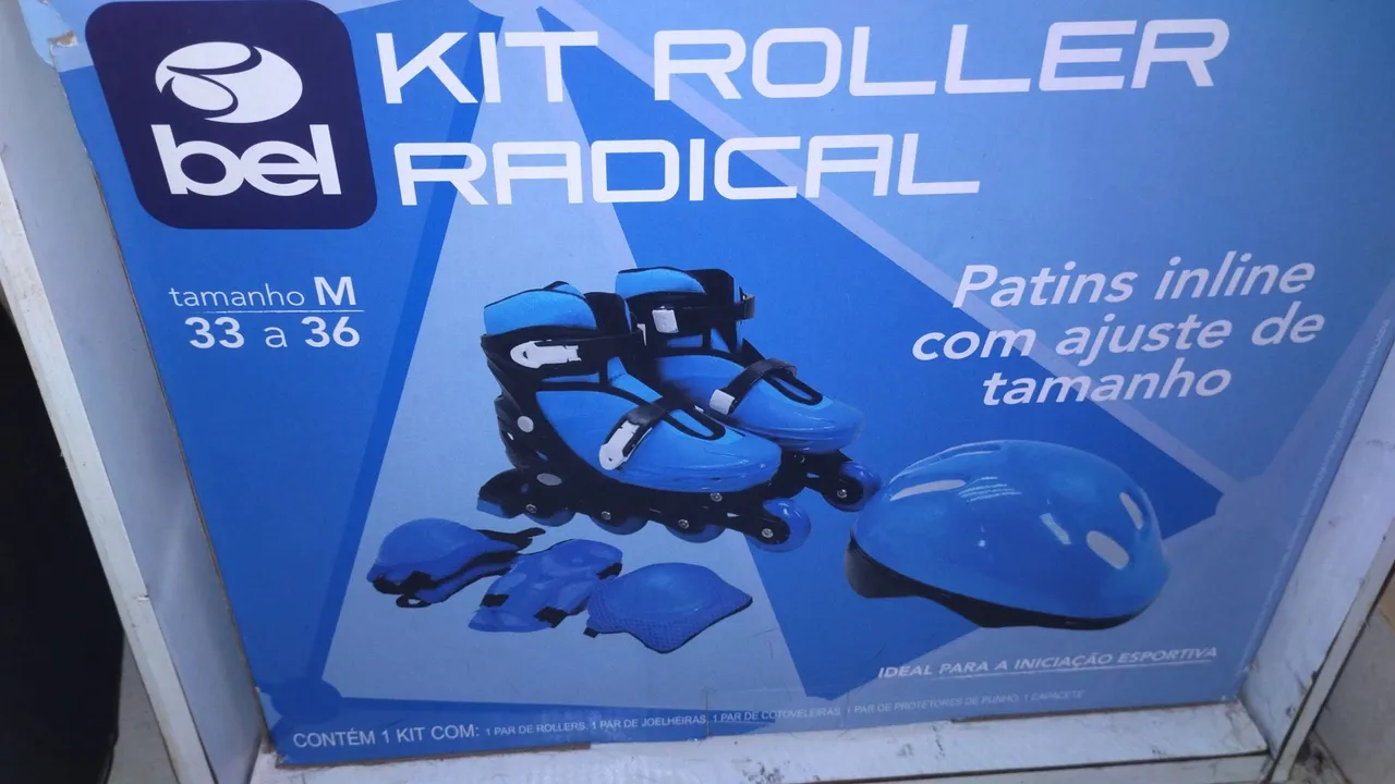 Kit Roller Radical - Tamanho M (33 a 36)