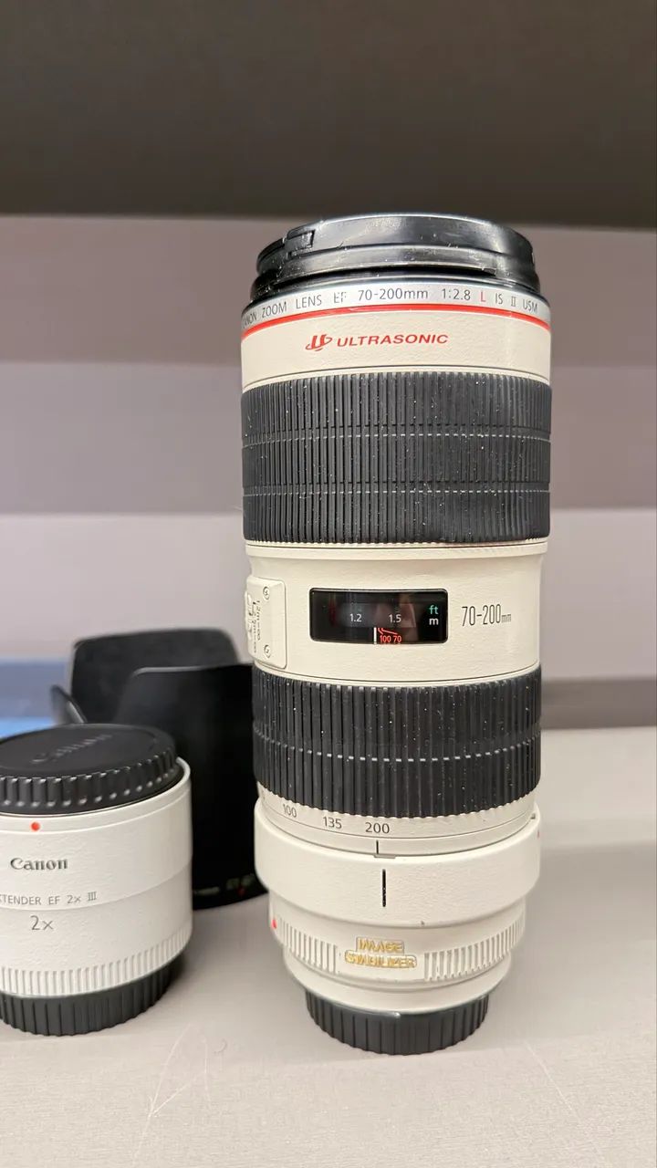 Canon Série L - 70-200mm f/2.8L IS II + Extender 2x III - Foto 2