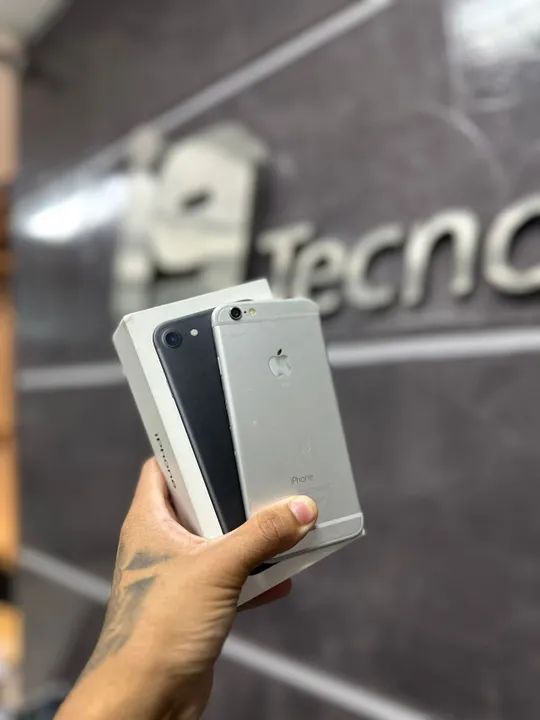 iPhone 7 64GB 90% de bateria Cor PRATA   3 meses de garantia