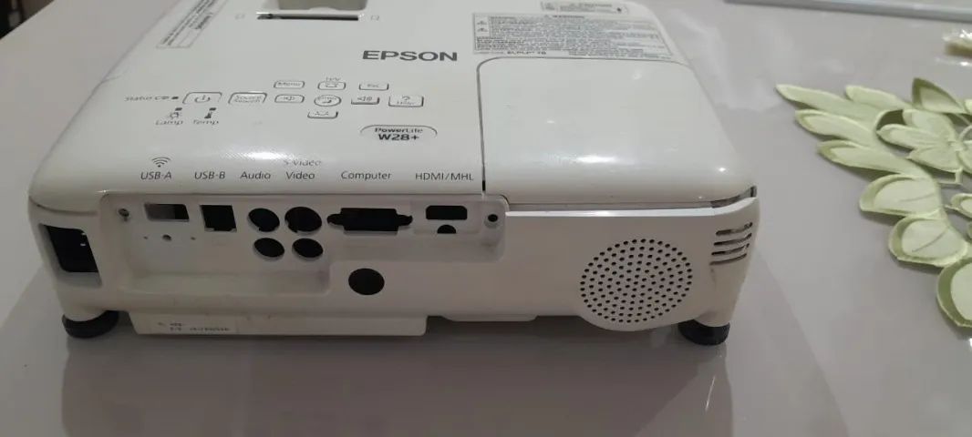 Projetor Powerlite Epson W28 Somente O Gabinete Complero Branco 127/220v (Usado) - Foto 2