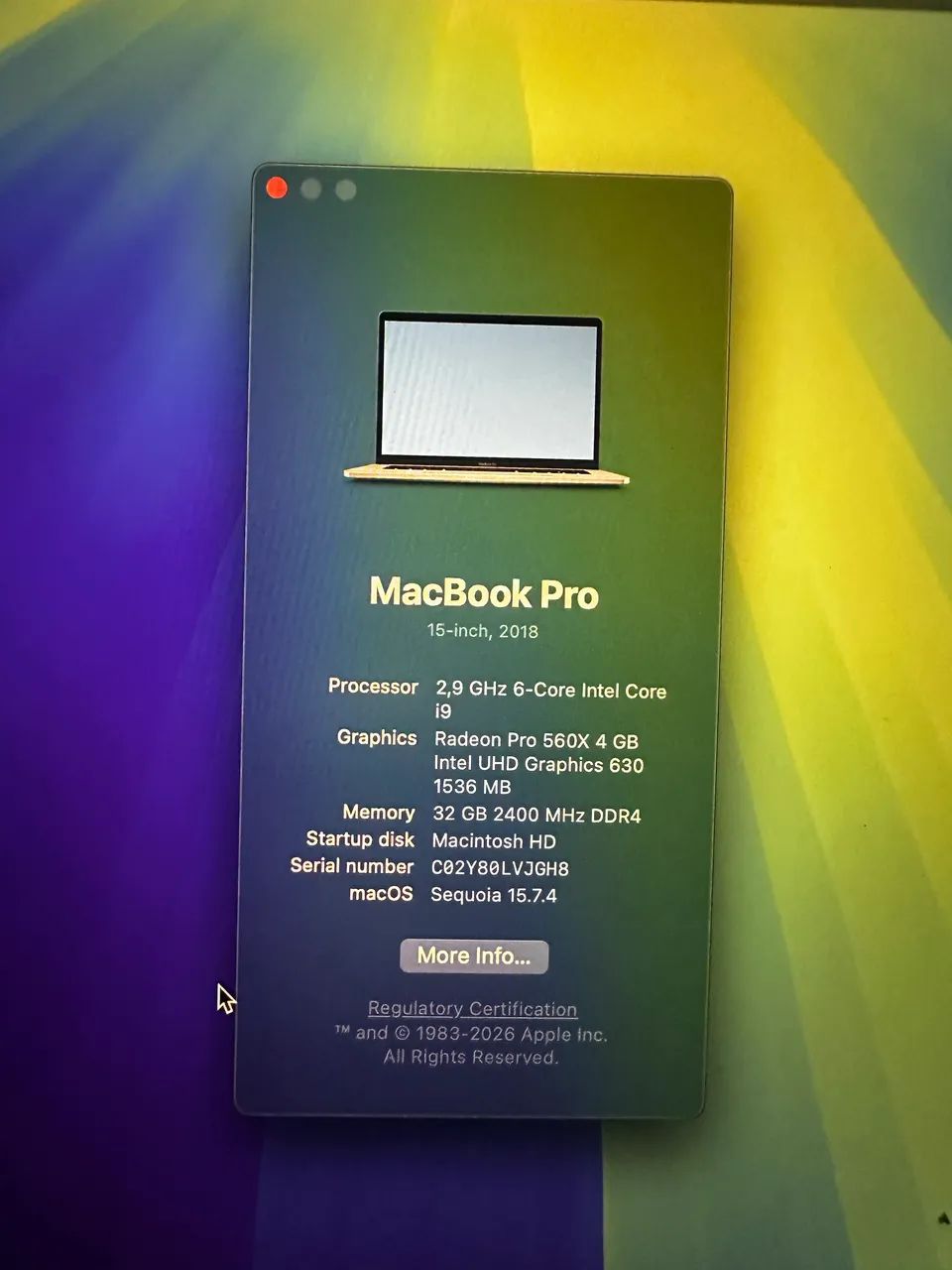 MacBook Pro I9 32 de RAM - Notebooks - Parque João Braz - Cidade