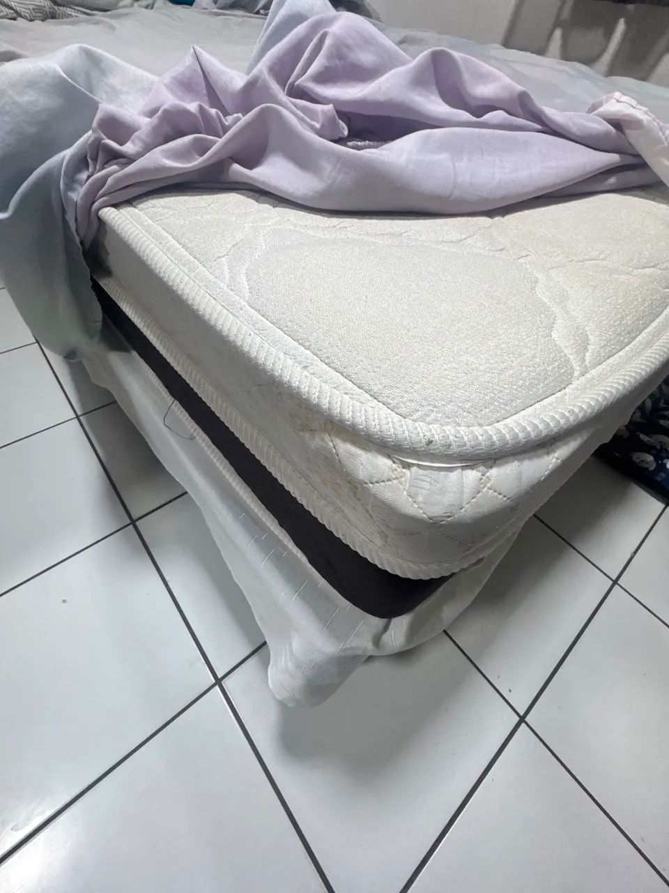 Cama box casal com cabeceira - Foto 4