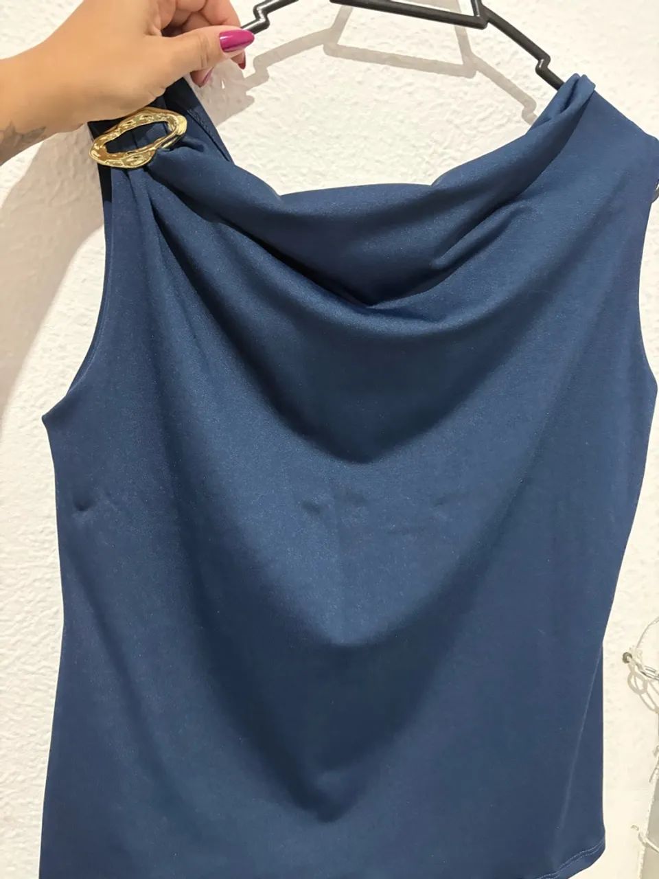 BLUSA FEMININA PLUS SIZE - OMBRO CAÍDO - Foto 5