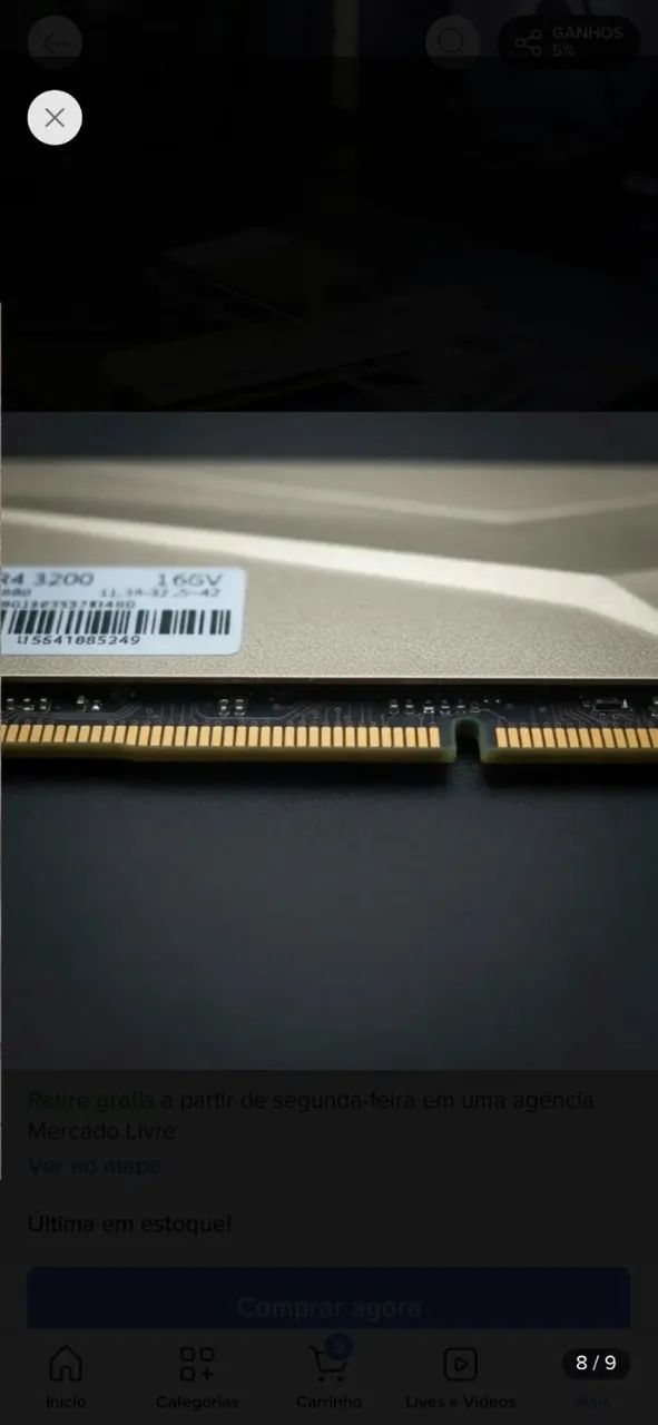 Memoria 16 gb 3200 cuso