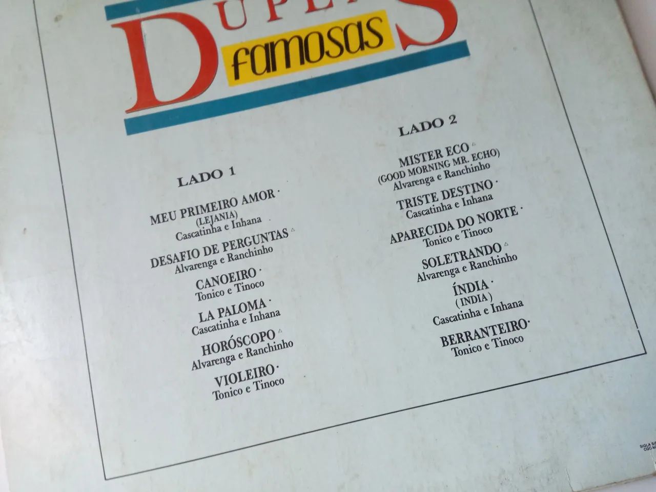 LP Duplas Famosas- sertanejo  - Foto 4