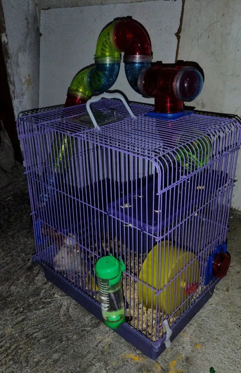 Gaiola para hamster ou roedores de 3 andares  - Foto 3