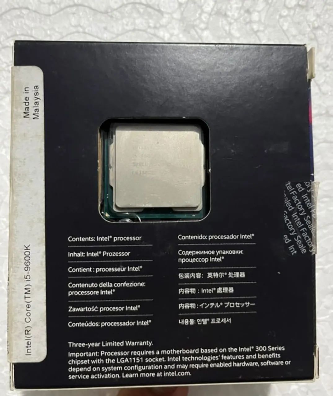 Processador Intel Core i5 9600k Socket LGA 1151 / 3.7ghz / 9mb - Oem - Foto 3