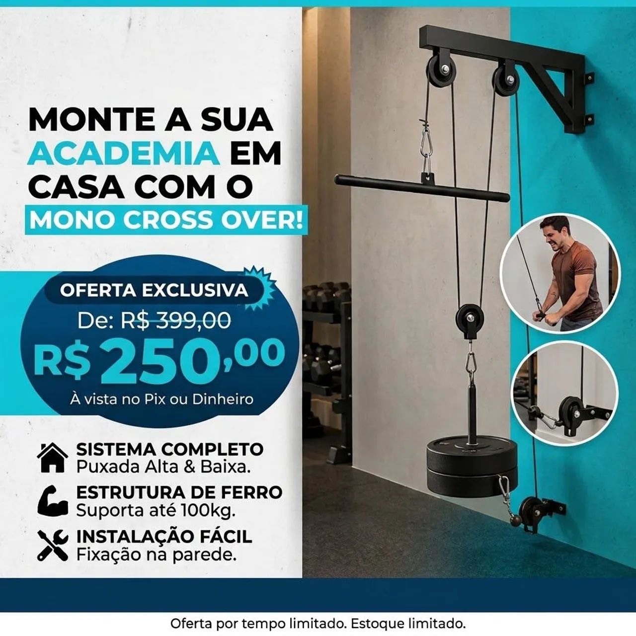 Pulley Premium - Costas e Tríceps  - Foto 3