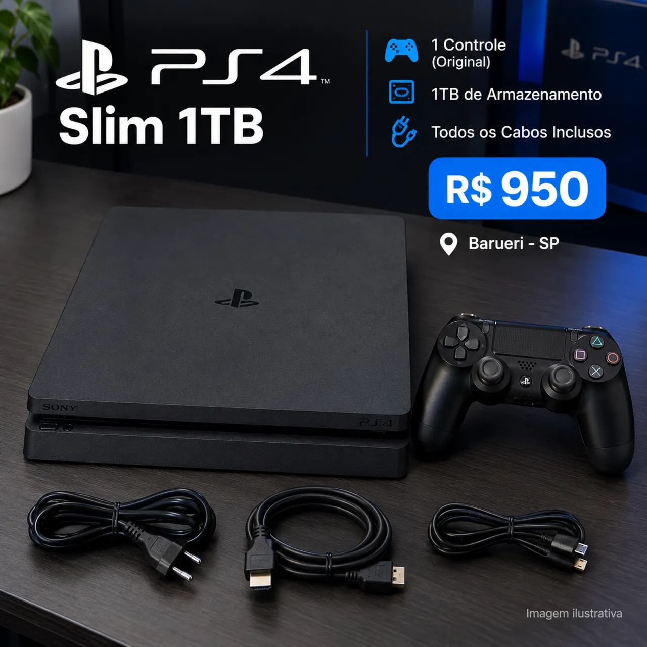 PS4 SLIM 1TB