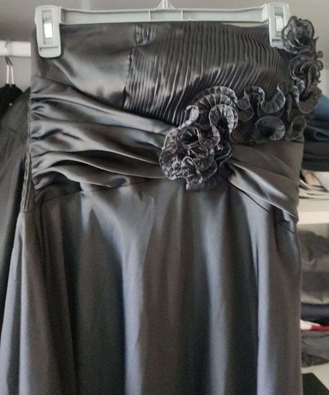 Vestido de festa longo - Preto 