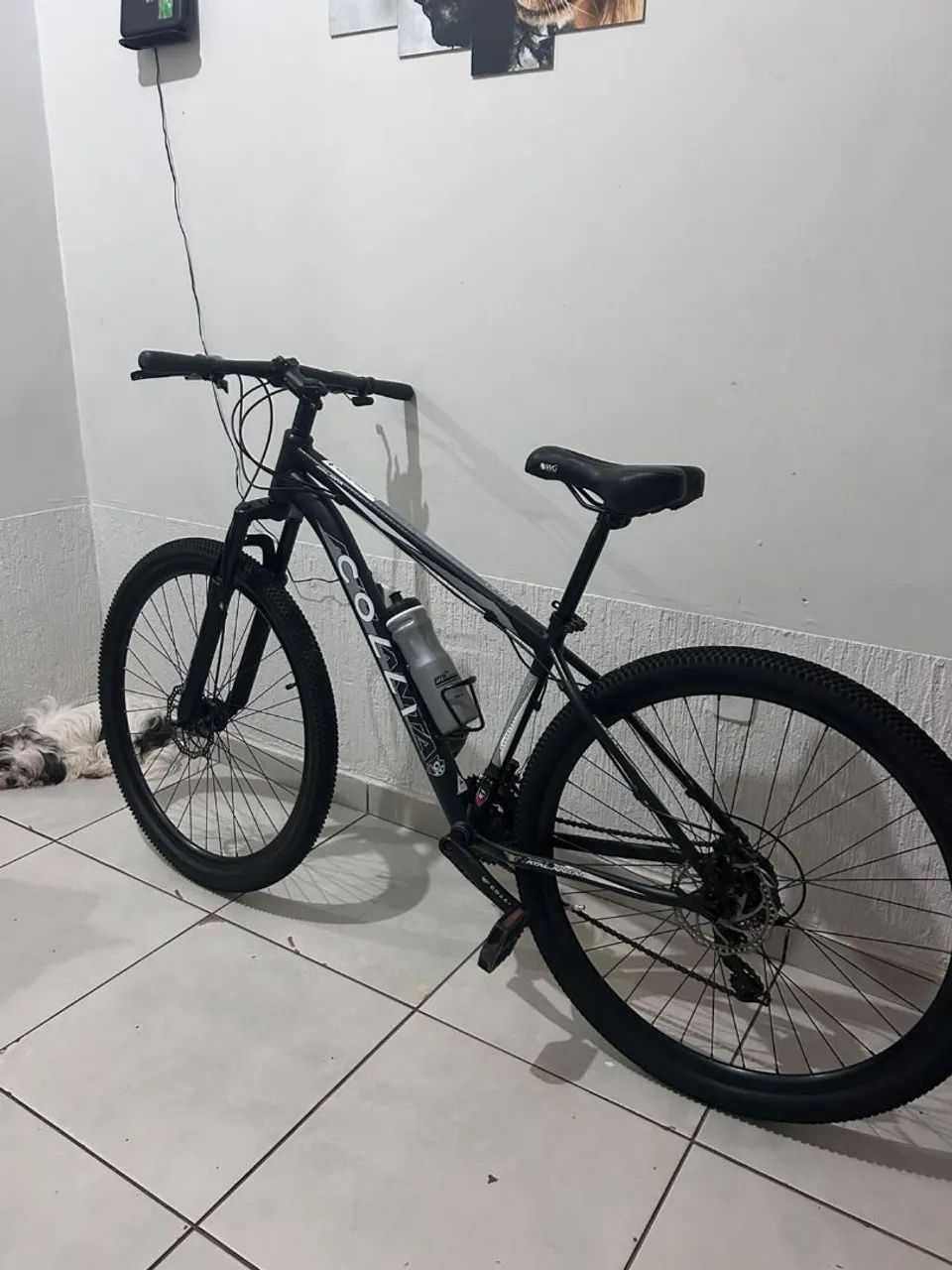 Bicicleta Marca Colli Aro 29 Com Marcha Freio A Disco Semi Nova Só Pega E Ser Feliz  - Foto 4