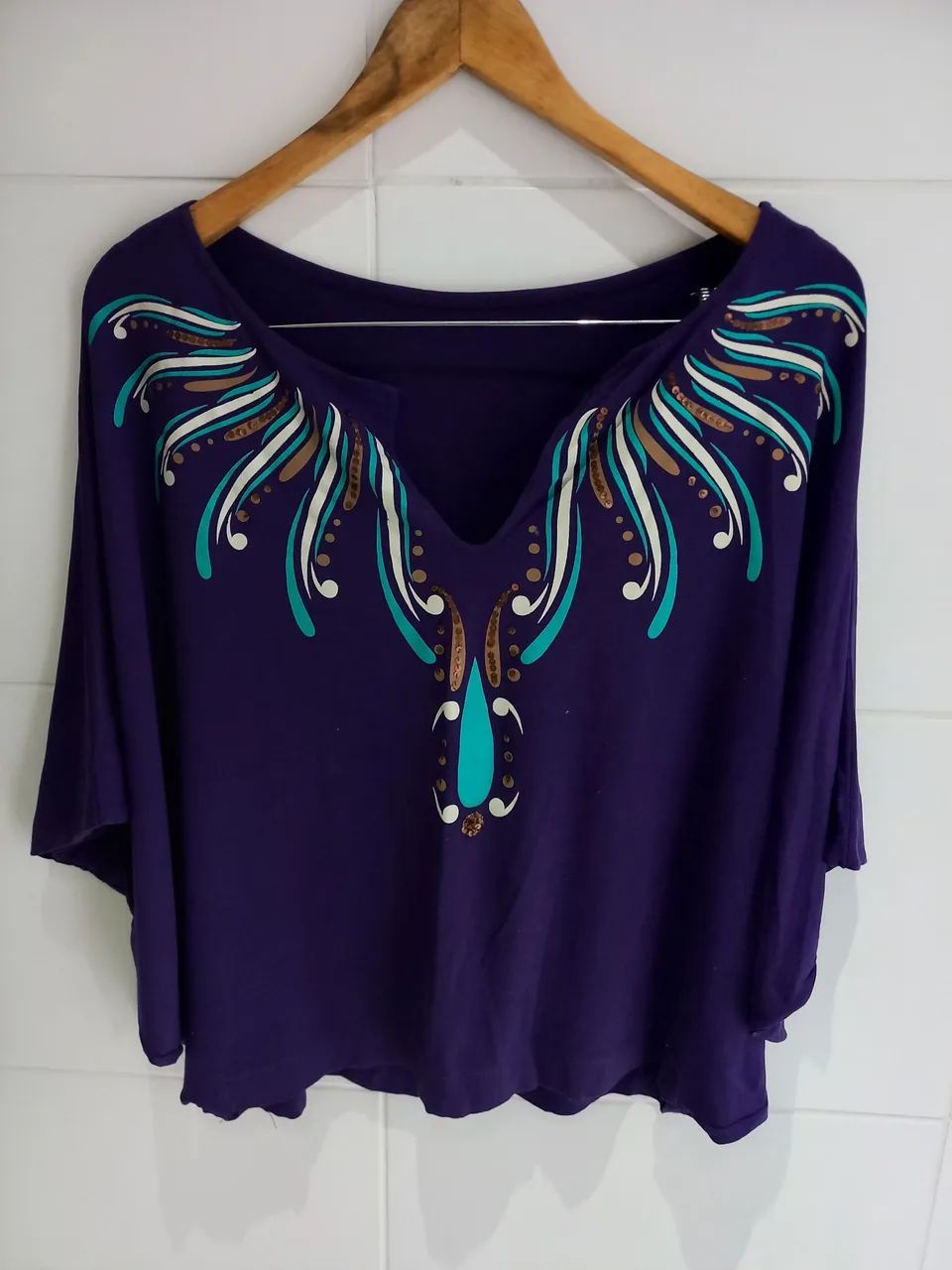 Blusa morcego