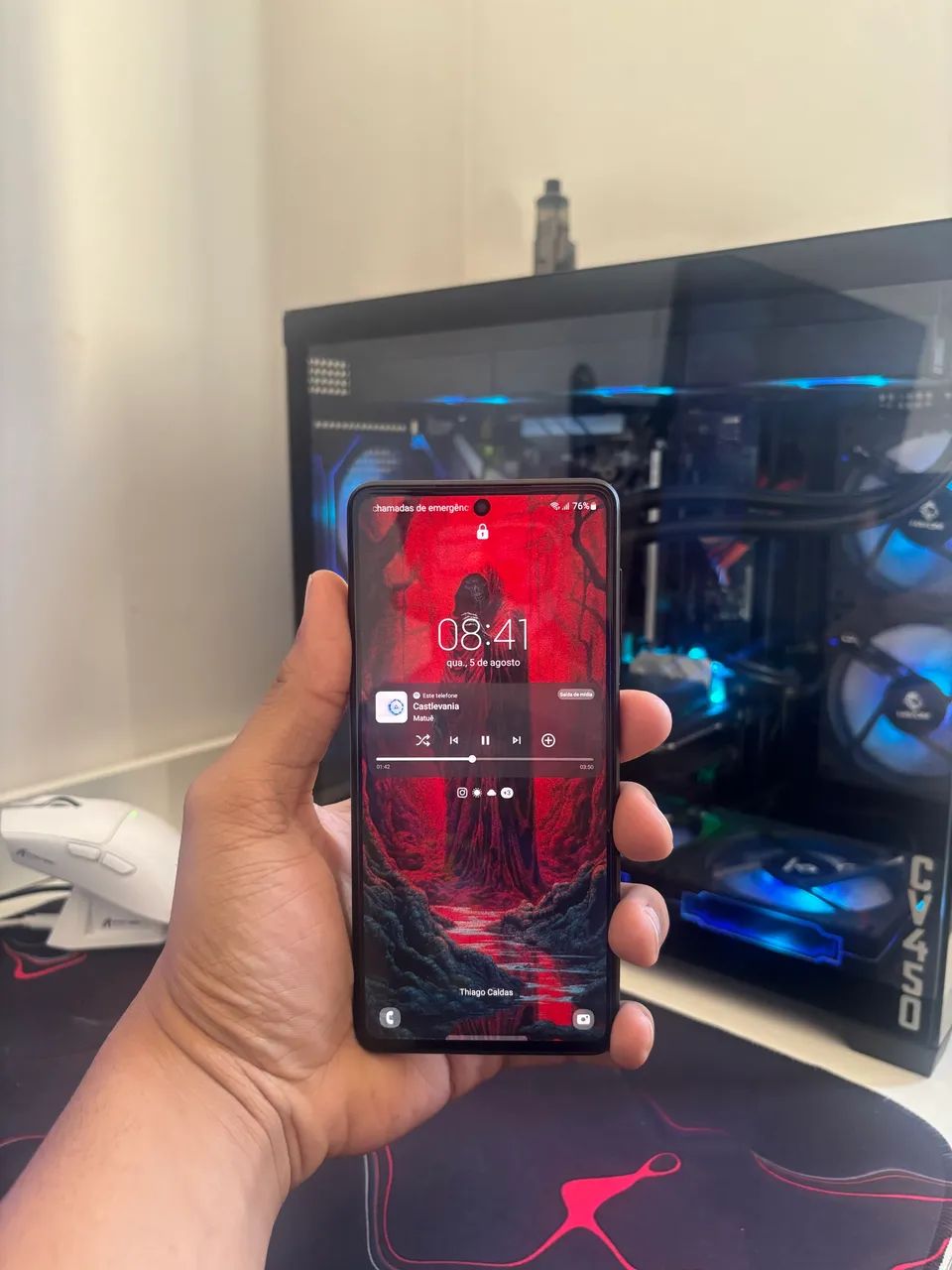 Samsung Galaxy M52 5G 128gb (Excelente) - Foto 2