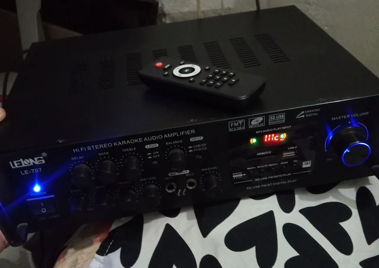 Amplificador de som LE 707 - Foto 3