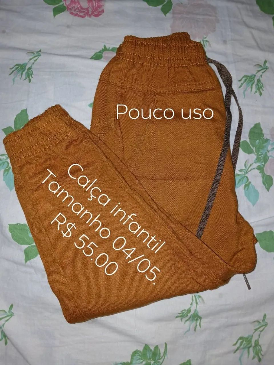 Calça jogger  infantil, semi nova. Apenas venda