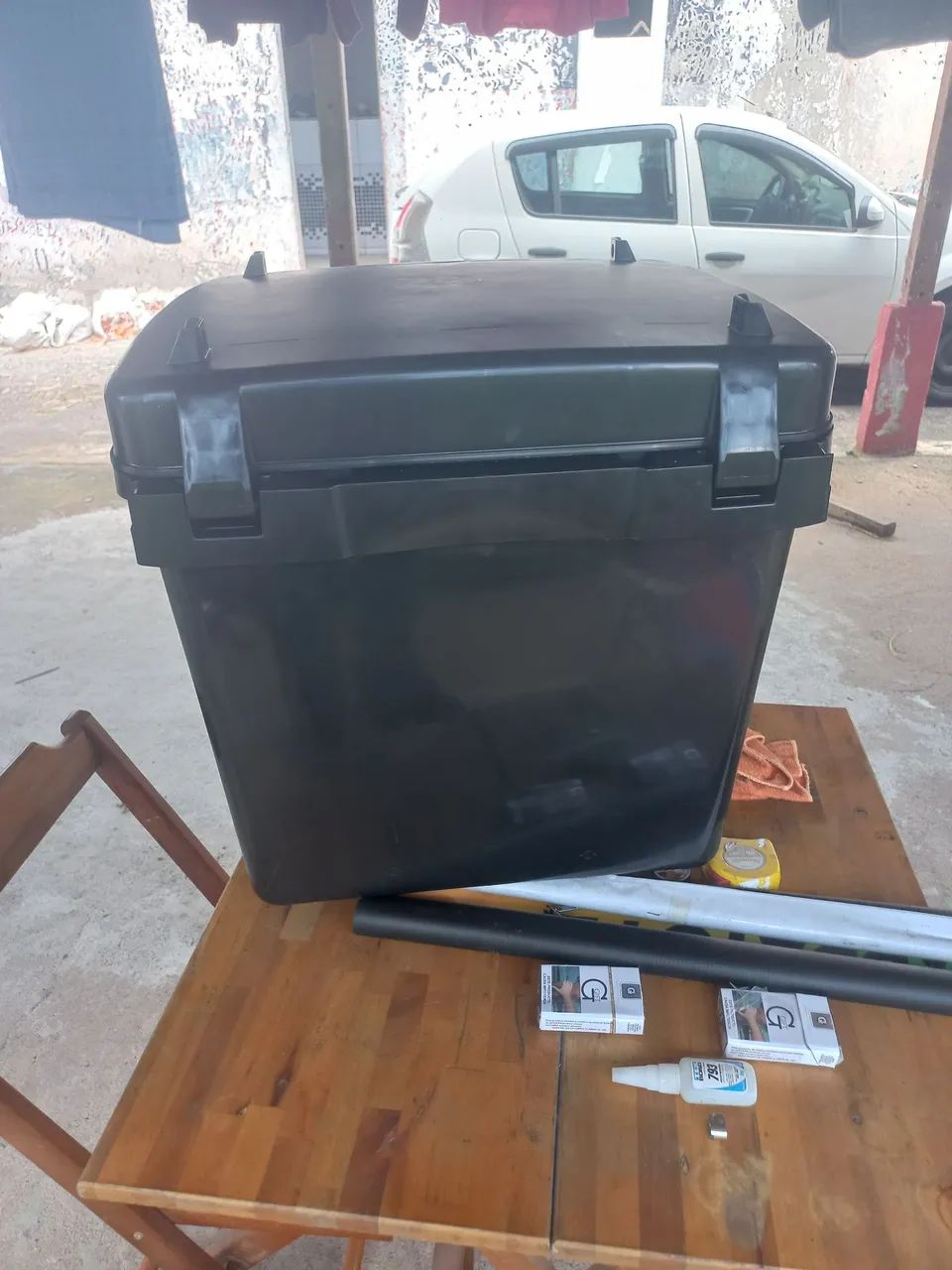 Bau icbras 110lt completo com suporte - Foto 3