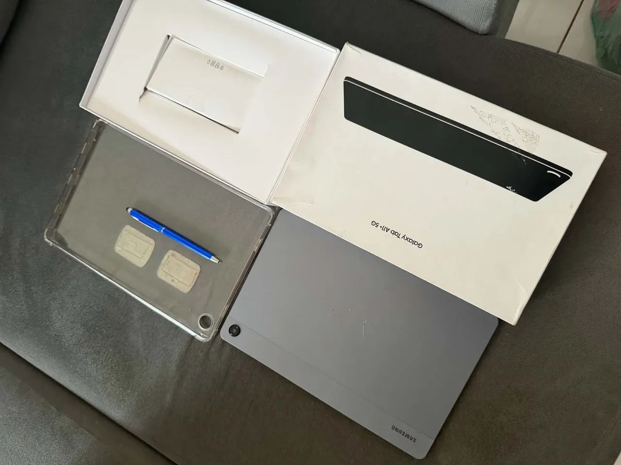 Tablet Samsung A11+ Novo (com caixa e nota) pega chip 5G - Foto 3