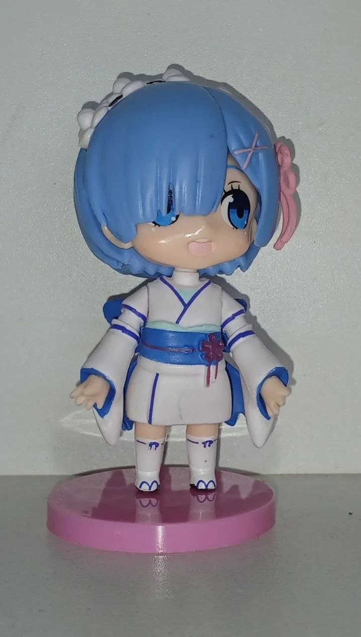 BONECA MINIATURA MINI RE ZERO REM KIMONO