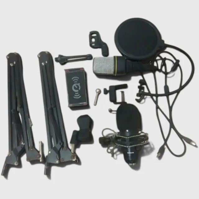 Microfones p/ PC com Braços de Suporte