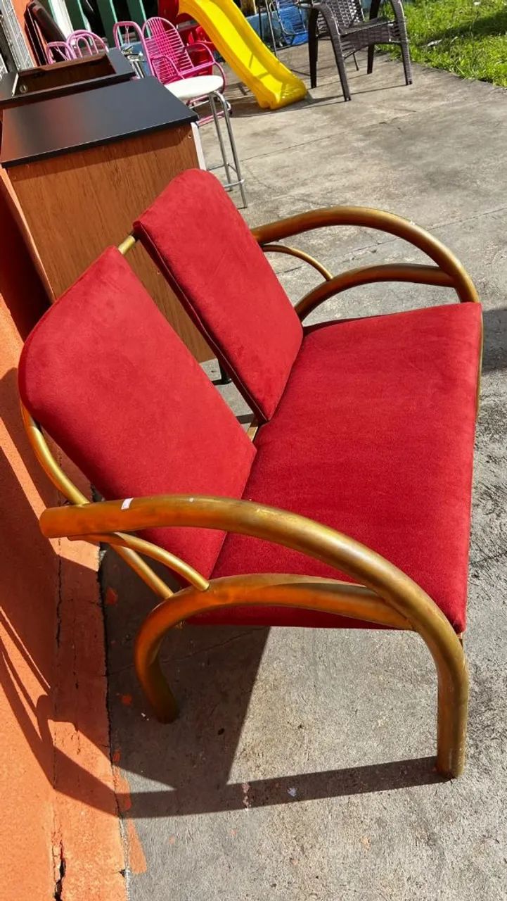Sofá namoradeira vintage parcelamento em até 12× - Foto 2
