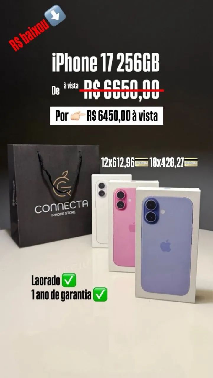 Iphone 17 queima de estoque 