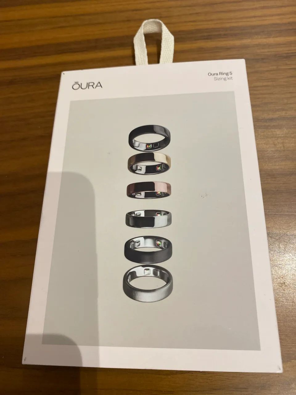Sizing kit medidor oura ring 5 anel 