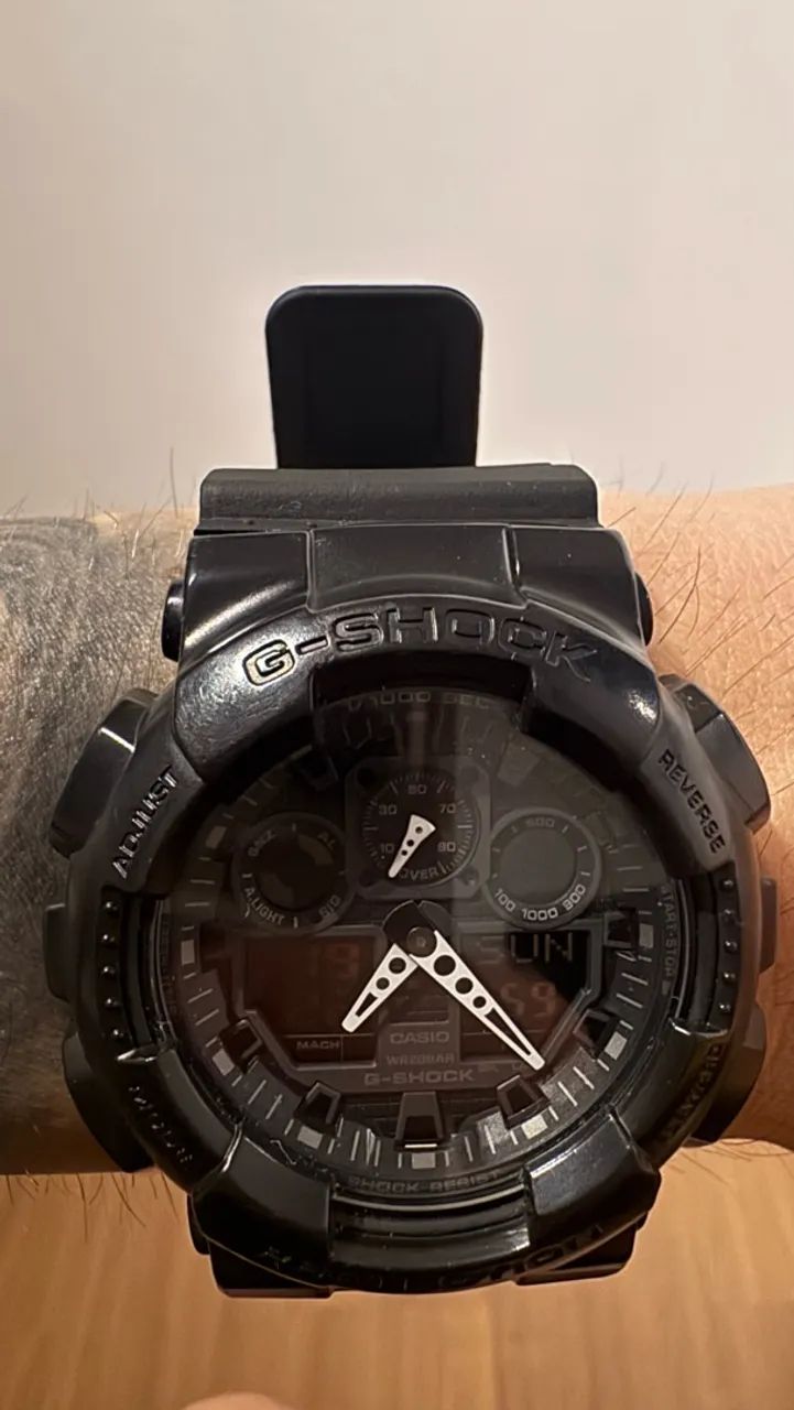 Relógio G-Shock GA 100 preto  - Foto 4
