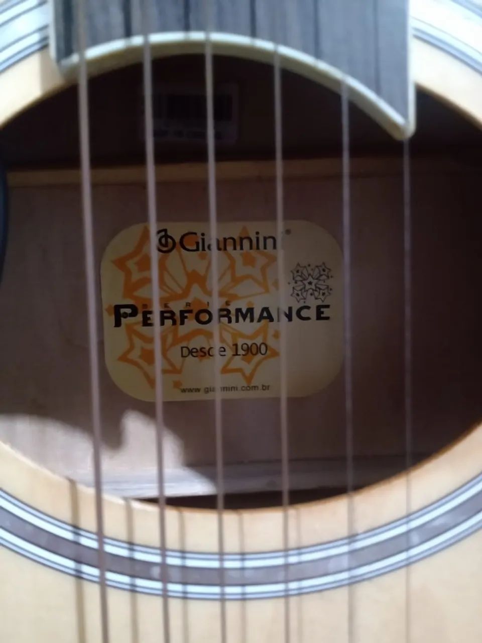 Violão Elétrico Giannini GSF1R CEQ Cordas de Aço - Foto 5