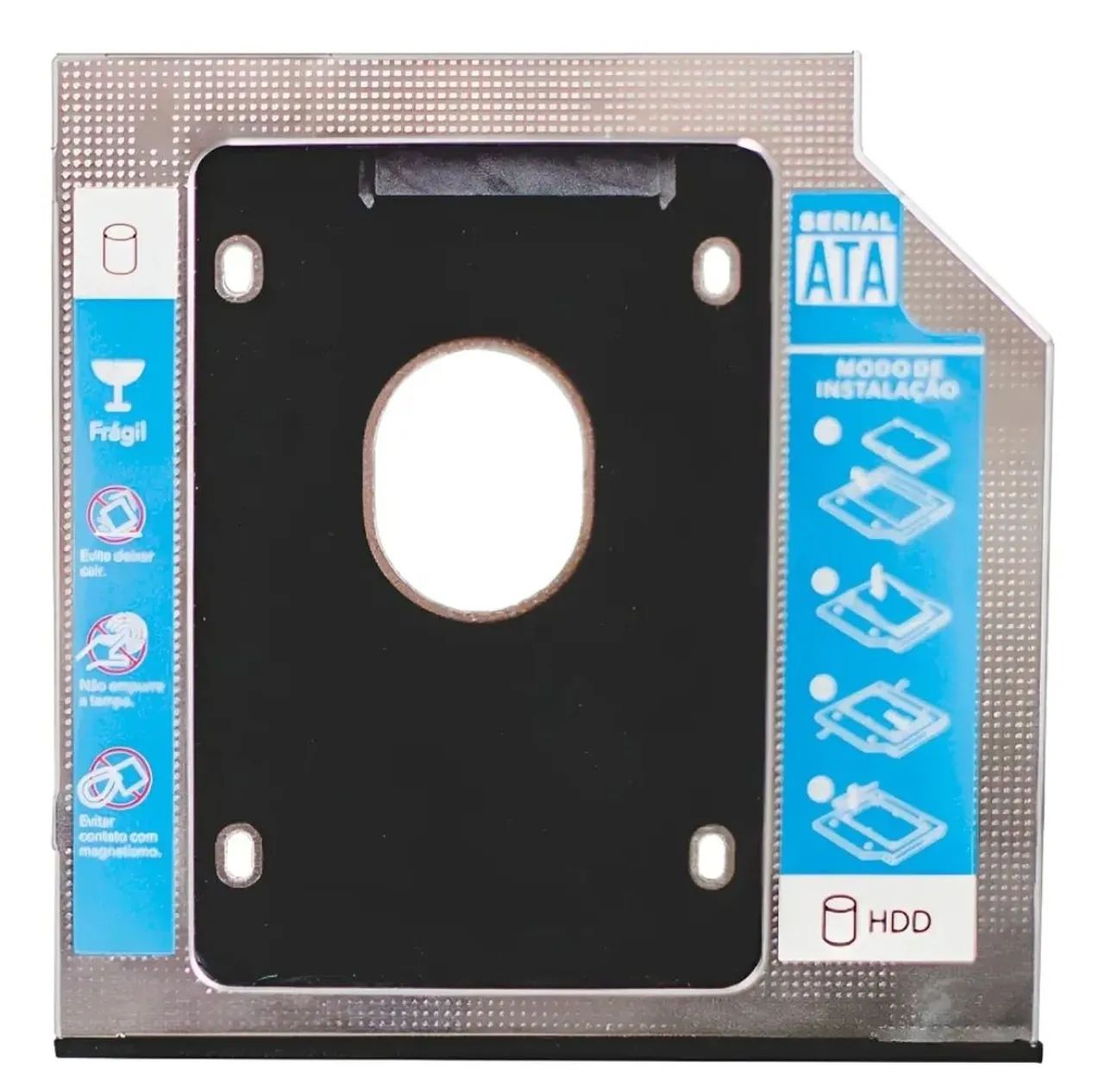 Adaptador Caddy Ssd Hd 9,5mm Gaveta Case Drive Notebook