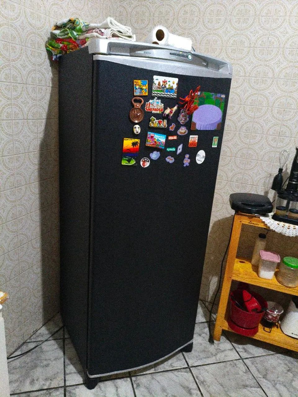 Geladeira, lavadora e trinete / patinete 