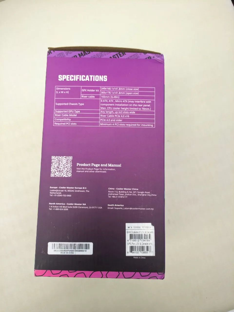 Suporte vertical placa de video kit Cooler Master  - Foto 4