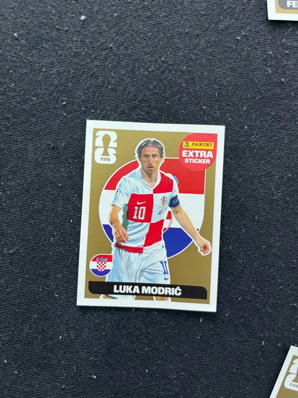 Figurinha Legend extra sticker Modric ouro ORIGINAL - Foto 2