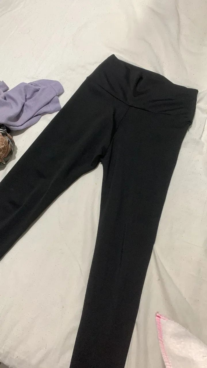 leggings preta, TAM único.