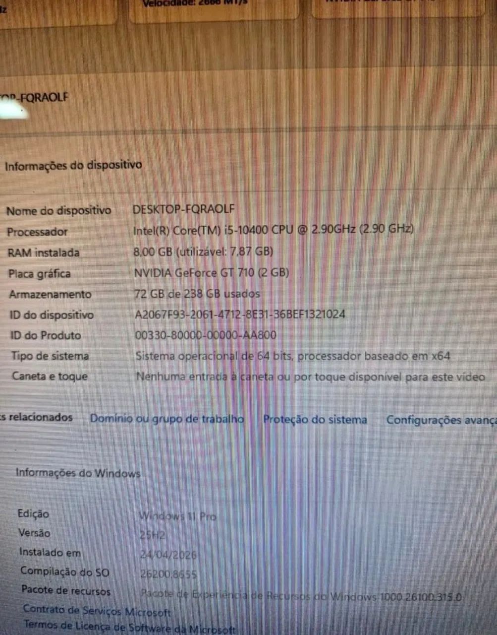 Computador i5-10400 8GB de RAM e 240GB de SSD - Foto 2