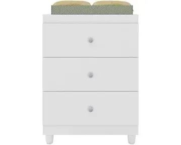 Cômoda infantil Guti Branco flex 