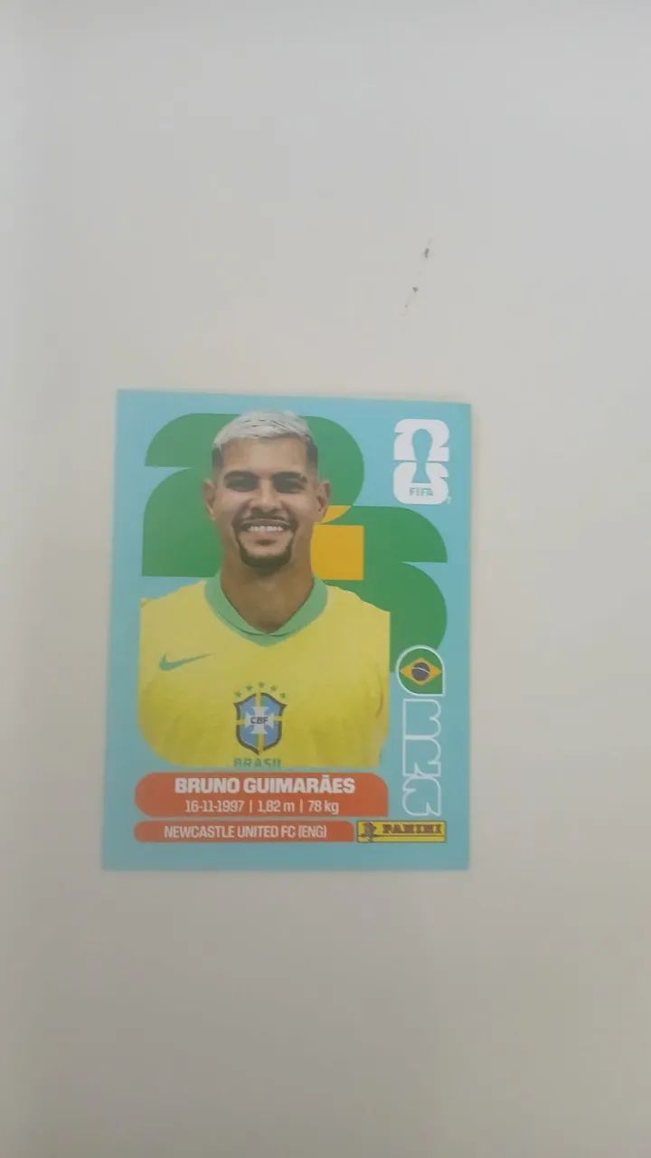 Figurinha da copa 2026 Gabriel M. C.C. + Bruno G.