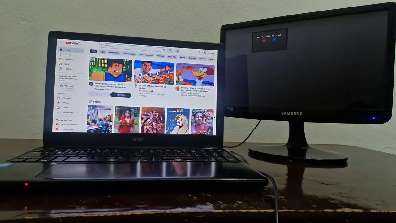 Notebook + monitor 16 polegadas - Foto 3