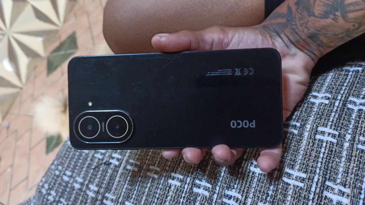 Poco c71 com nota fiscal e caixa - Foto 2