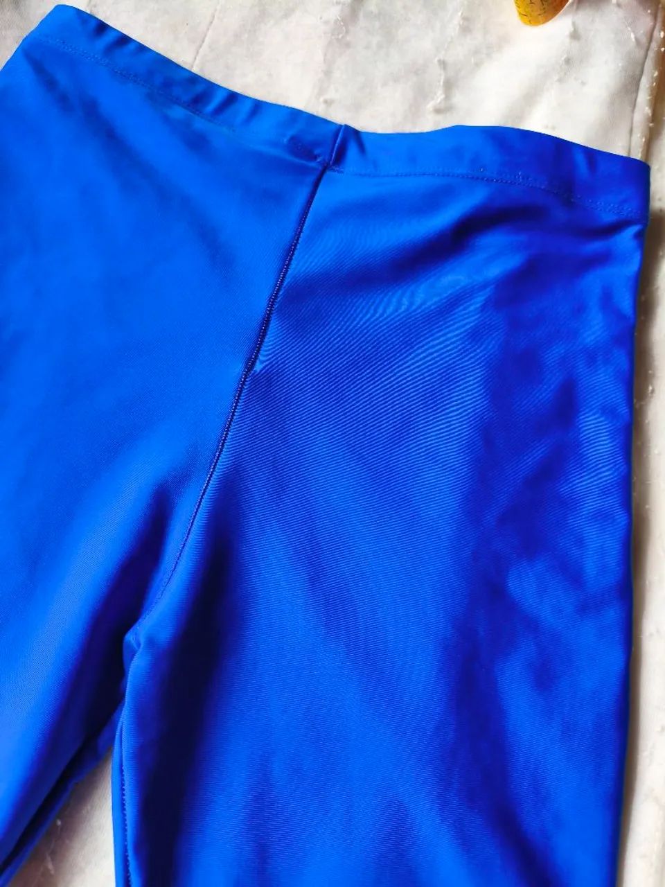 Short feminino lycra azul P usado - Foto 5