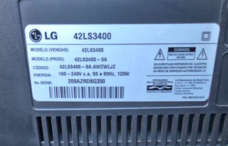 TV LG 42 polegadas - **Retirada de peças** - Foto 3