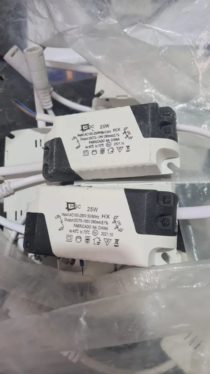 KIT COM 20 DRIVER PARA PLAFON ATE 25W - Foto 4