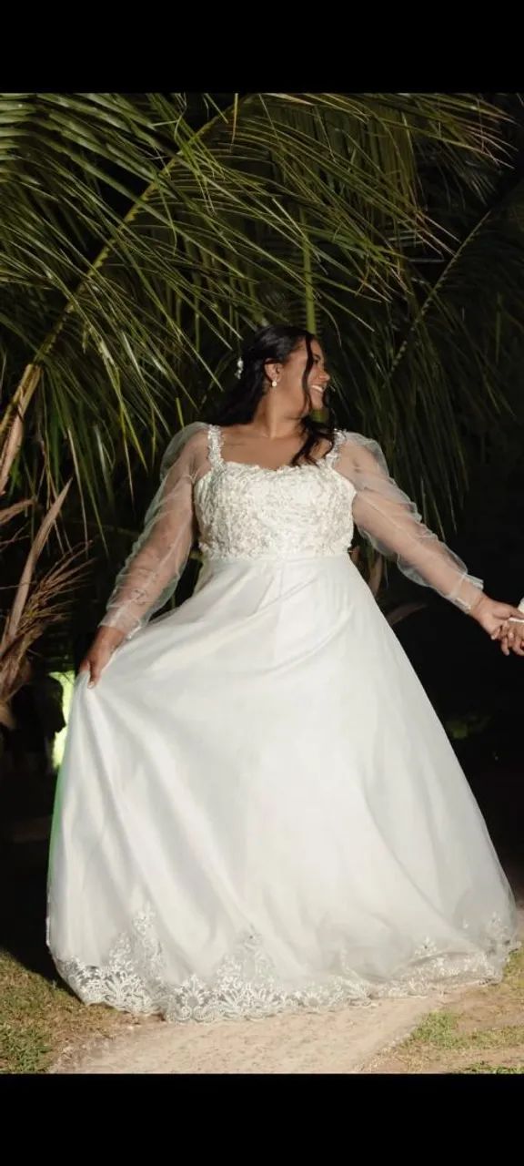 Vestido de noiva plus size